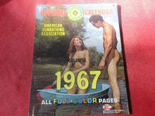 Load image into Gallery viewer, Vintage 1967 Official Nudism Today Calendar 1967 Color Pages P87