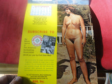 Load image into Gallery viewer, Vintage 1967 Official Nudism Today Calendar 1967 Color Pages P87