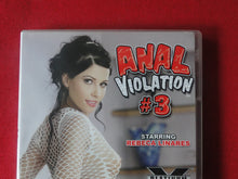 Load image into Gallery viewer, Vintage Adult Erotic Sexy Porn XXX DVD Anal Violation #3 Rebeca Linares X19