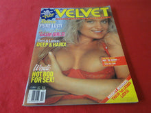 Load image into Gallery viewer, Vintage Nude Erotic Sexy Adult Magazine Velvet October 1991 JB28