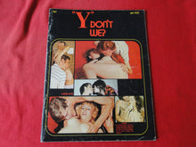 Load image into Gallery viewer, Vintage Nude Erotic Sexy Adult Magazine "Y" Don't We? #1 1972 8