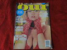 Load image into Gallery viewer, Vintage Nude Erotic Sexy Adult Magazine XXX Oui October 1988 P110