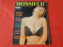 Load image into Gallery viewer, Vintage Nude Erotic Sexy Adult Magazine Monsieur December 1964 JB5