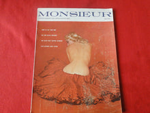 Load image into Gallery viewer, Vintage Nude Erotic Sexy Adult Magazine Monsieur December 1960 JB5