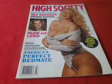 Load image into Gallery viewer, Vintage Nude Erotic Sexy Adult Magazine High Society March 1991 JB28