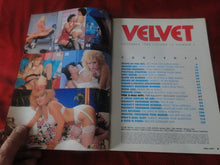 Load image into Gallery viewer, Vintage Nude Erotic Sexy Adult Magazine XXX Velvet December 1988 P110