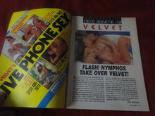 Load image into Gallery viewer, Vintage Nude Erotic Sexy Adult Magazine XXX Velvet July 1989 P110