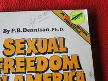 Load image into Gallery viewer, Vintage Adult Paperback Novel/Book Sexual Freedom In America Today Eros 1972 X30