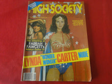 Load image into Gallery viewer, Vintage Nude Erotic Sexy Adult Magazine High Society August 1979 Lynda Carter HC4