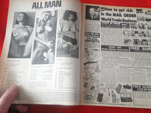 Load image into Gallery viewer, Vintage Nude Erotic Sexy Adult Magazine All Man November 1976 57