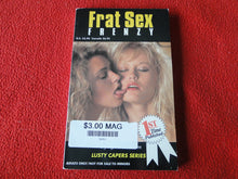 Load image into Gallery viewer, Vintage Adult Paperback Novel/Book Frat Sex Frenzy 1994 X30