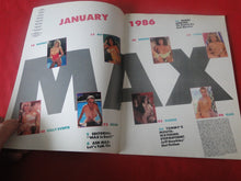 Load image into Gallery viewer, Vintage Nude Erotic Sexy Adult Magazine Max January 1986 JB58