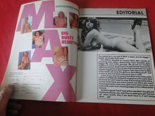 Load image into Gallery viewer, Vintage Nude Erotic Sexy Adult Magazine Max January 1986 JB58