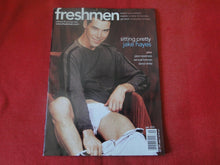 Load image into Gallery viewer, Vintage Adult Erotic Sexy Magazine Gay Interest Freshmen Jan. 2002 Jake Hayes JB25