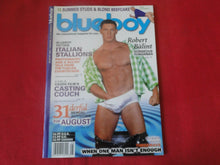 Load image into Gallery viewer, Vintage Adult Erotic Sexy Magazine Gay Interest Blueboy August 2001 JB29