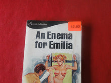 Load image into Gallery viewer, Vintage Erotic Porn Paperback Book/Novel Star 1977 An Enema For Emilia COVER STAIN X5