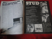 Load image into Gallery viewer, Vintage Nude Erotic Sexy Adult Magazine Stud November 1976 JB60