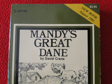 Load image into Gallery viewer, Vintage Adult Paperback Novel/Book Mandy's Great Dane 1983 G5