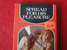 Load image into Gallery viewer, Vintage Adult Paperback Novel/Book Spread For His Pleasure 1977 X33