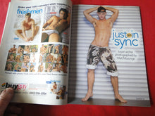 Load image into Gallery viewer, Vintage Adult Erotic Sexy Magazine Gay Interest Freshmen September 2001 64