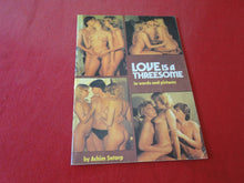 Load image into Gallery viewer, Vintage Nude Erotic Sexy Adult Magazine Love Is A Threesome G4