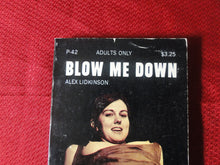 Load image into Gallery viewer, Vintage Adult Paperback Book/Novel Blow Me Down 1969 Photos BT2