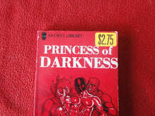 Load image into Gallery viewer, Vintage Adult Paperback Novel/Book Satan's Library Princess of Darkness 1979 X33