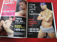 Load image into Gallery viewer, Vintage Adult Erotic Sexy Magazine Gay Interest Latino Fan Club August 2001 G7