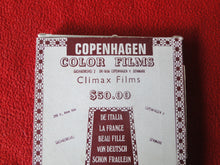 Load image into Gallery viewer, Vintage 8MM Adult Pornographic Smoker Stag Film Copenhagen Color Films Climax Films 12