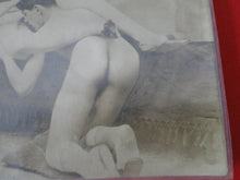 Load image into Gallery viewer, Vintage EARLY ORIGINAL Erotic Sexy Adult Nude Woman Cunnilingus Photo H15