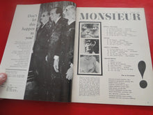 Load image into Gallery viewer, Vintage Nude Erotic Sexy Adult Magazine Monsieur August 1962 JB6