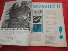 Load image into Gallery viewer, Vintage Nude Erotic Sexy Adult Magazine Monsieur June 1962 JB6