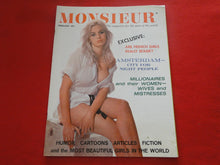 Load image into Gallery viewer, Vintage Nude Erotic Sexy Adult Magazine Monsieur February 1964 JB6