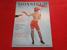 Load image into Gallery viewer, Vintage Nude Erotic Sexy Adult Magazine Monsieur October 1962 JB6