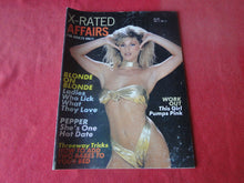 Load image into Gallery viewer, Vintage Nude Erotic Sexy Adult Magazine X-Rated Affairs 1985 P87