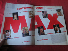Load image into Gallery viewer, Vintage Nude Erotic Sexy Adult Magazine Max Sept. 1986 P87