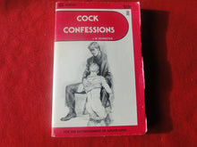 Load image into Gallery viewer, Vintage Adult Paperback Novel/Book Gay Interest Cock Confessions J.W. Schooter PB1