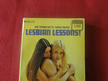 Load image into Gallery viewer, Vintage Erotic Adult Paperback Book/Novel Lesbian Lessons PB1