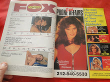 Load image into Gallery viewer, Vintage Nude Erotic Sexy Adult Magazine Fox Feb. 1992 JB33