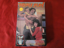 Load image into Gallery viewer, Vintage Adult XXX VHS Porn Tape Movie Triple Play Dorothy LeMay Ron Jeremy BY