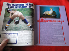 Load image into Gallery viewer, Vintage Nude Erotic Sexy Adult Magazine Purple October 1977 Premiere Issue P99