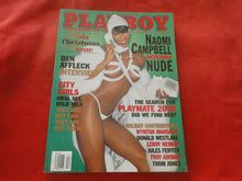 Load image into Gallery viewer, Vintage Nude Erotic Sexy Adult Magazine Playboy Naomi Campbell Dec. 1999 JB35