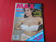 Load image into Gallery viewer, Vintage Nude Erotic Sexy Adult Magazine Max January 1987 JB7