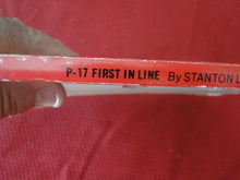 Load image into Gallery viewer, Vintage Adult Paperback Book/Novel First In Line 1969 SOME LOOSE PAGES PB3