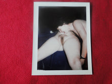 Load image into Gallery viewer, Vintage Nude Erotic Sexy Woman Polaroid Photo Eating Pussy Hairy Chubby Slut    AA