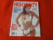 Load image into Gallery viewer, Vintage Nude Erotic Sexy Adult Magazine High Society August 1989 JB18