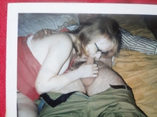 Load image into Gallery viewer, Vintage Nude Erotic Sexy Woman Polaroid Photo Chubby Slut Sucks Cock      AA