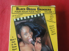 Load image into Gallery viewer, Vintage Adult XXX VHS Erotic Porn Tape Movie Black Organ Grinders Vol. 1 CM