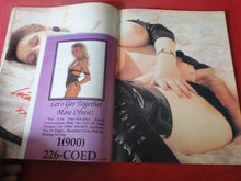 Load image into Gallery viewer, Vintage Nude Erotic Sexy Adult Magazine Giant Boobs August 1991 Roberta Pedon G8