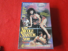 Load image into Gallery viewer, Vintage Adult XXX VHS Porn Tape Adult Video Movie The Nicole Stanton Story Caballero V3